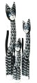 Kot z drewna 80 cm / 3 kolory    31635