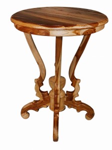 Stolik z teku wys. 65 cm / 2 kolory