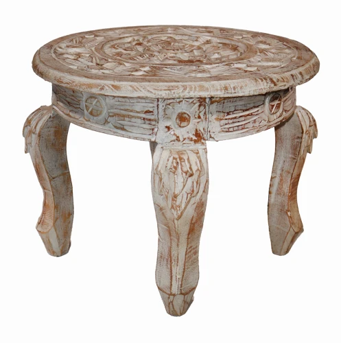 Stolik z teku wys. 25 cm/ 2 kolory 25924