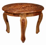 Stolik z teku wys. 42 cm