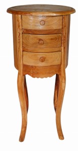 Szafka nocna z  teku wys. 70 cm / 2 kolory