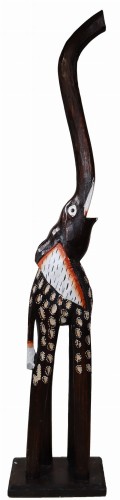 Słoń z drewna 80 cm   11968