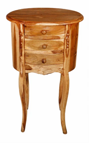 Szafka nocna z  teku wys. 70 cm / 2 kolory 36538