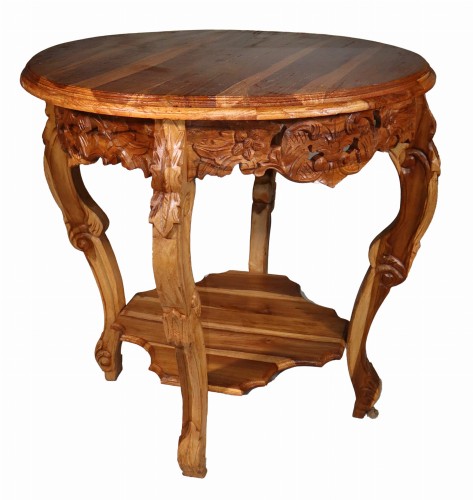 Stolik z teku wys. 80 cm  21261