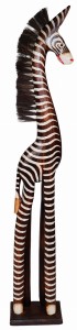 Zebra z drewna 100 cm 