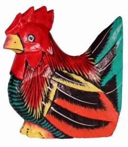 Kura z drewna - 15 cm 