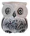 Sowa z drewna 8,5 cm / 4 kolory 44209