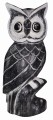 Sowa z drewna 30 cm / 3 kolory 27922
