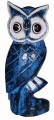 Sowa z drewna 40 cm / 4 kolory 46084