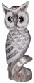 Sowa z drewna 50 cm /  4 kolory 44898