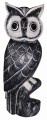 Sowa z drewna 50 cm /  4 kolory 81711