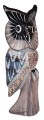 Sowa z drewna 20 cm / 4 kolory 62513