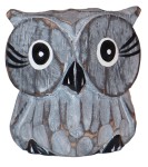 Sowa z drewna 5 cm / 5 kolorów