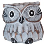 Sowa z drewna 4 cm / 5 kolorów