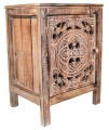 Szafka nocna z  drewna wys. 60 cm / 2 kolory  68861