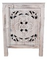 Szafka nocna z  drewna wys. 60 cm / 2 kolory  24295