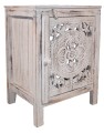 Szafka nocna z  drewna wys. 60 cm / 2 kolory  9037
