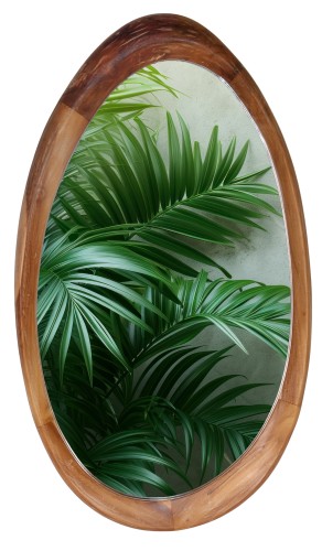 Lustro w drewnianej ramie - wys. 100 cm 59271