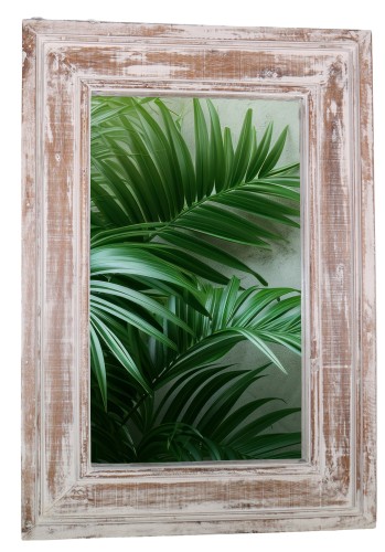 Lustro w drewnianej ramie - wys. 100 cm  95664