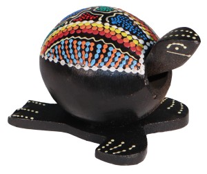 Żółw z kokosa z ruchomą  głową  - wys. 9 cm 