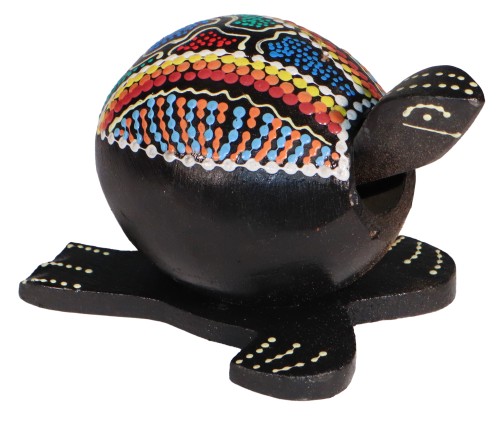 Żółw z kokosa z ruchomą  głową  - wys. 9 cm  1559