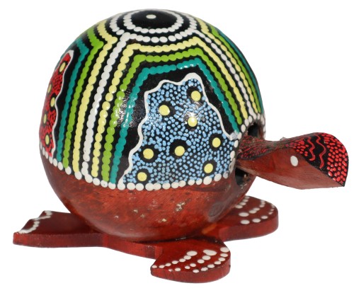 Żółw z kokosa z ruchomą  głową  - wys. 12 cm   88658