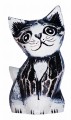 Kot z drewna -  8 cm / 3 kolory  10125