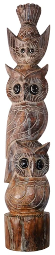 Sowa z drewna 100 cm  91886