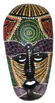 Maska drewniana - 15 cm    