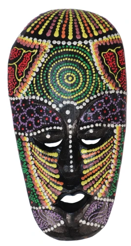 Maska drewniana - 15 cm     23257