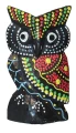 Sowa z drewna 10 cm  35152