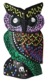 Sowa z drewna 10 cm  96055