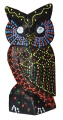 Sowa z drewna 12 cm 87498