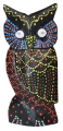 Sowa z drewna 14 cm   51758