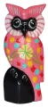 Sowa z drewna 20 cm / 5 kolorów  81737