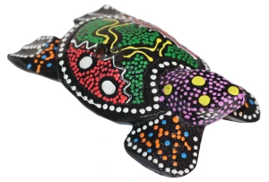 Żółw z drewna  długość 12,50 cm 