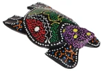Żółw z drewna  długość 15,5 cm  