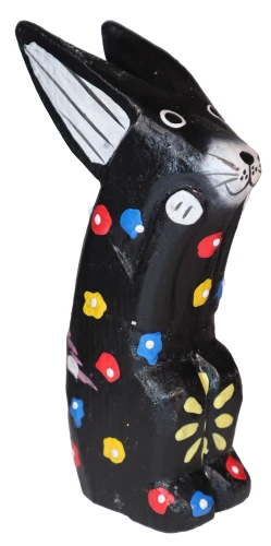 Królik z drewna - 13 cm / 5 kolorów 60526