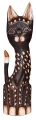 Kot z drewna  - 30 cm / 3 wzory 25935