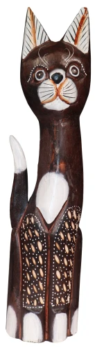 Kot  z drewna - 40 cm / 3 wzory 98308