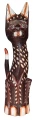 Kot  z drewna - 40 cm / 3 wzory 85675
