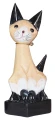 Kot z drewna  - 17 cm / 4 kolory 86629
