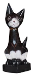 Kot z drewna  - 17 cm