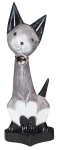 Kot z drewna - 25 cm / 4 kolory