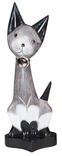 Kot z drewna - 25 cm / 4 kolory 66493