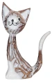 Kot z drewna  - 16 cm / 4 kolory 9585