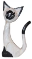Kot z drewna  - 19 cm  / 4 kolory 58189