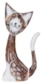 Kot z drewna  - 19 cm  / 4 kolory 56220