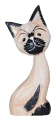 Kot z drewna  - 15 cm  / 4 kolory 32759