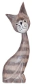 Kot z drewna  - 25 cm / 4 kolory 95711